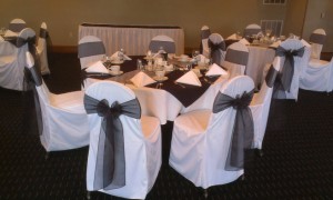 Chair covers can create a beautiful experience